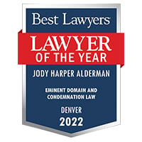 Best Lawyers | Lawyer Of The Year | Jody Harper Alderman | Eminent Domain And Condemnation Law | Denver 2022